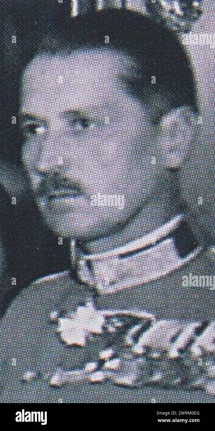 Zoltán Decleva – aus dem Generalstab der Königlichen Armee der Ungarischen Armee 1944. Stockfoto