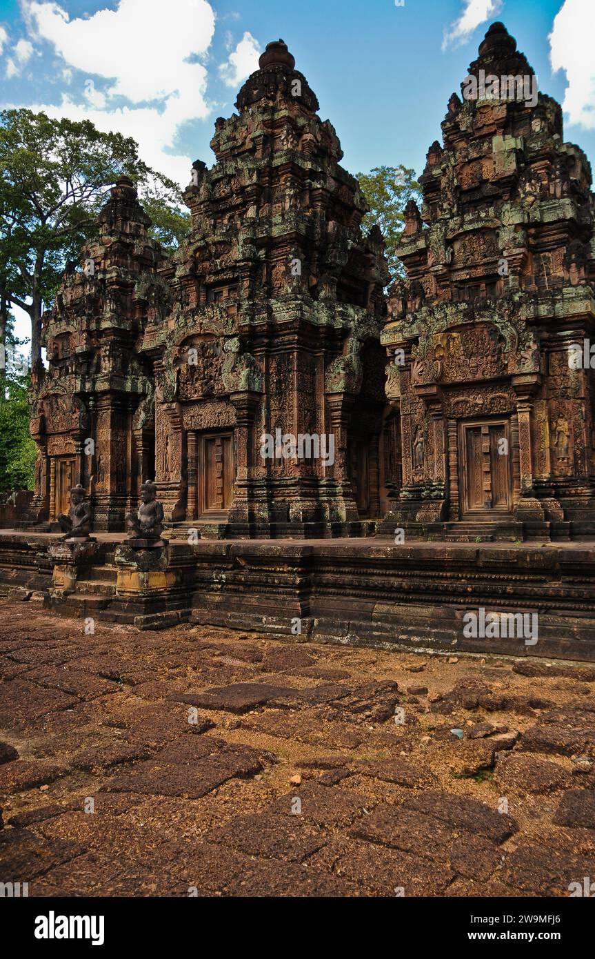 Angkor Thom, Tempel von Angkor, Siem Reap Stockfoto