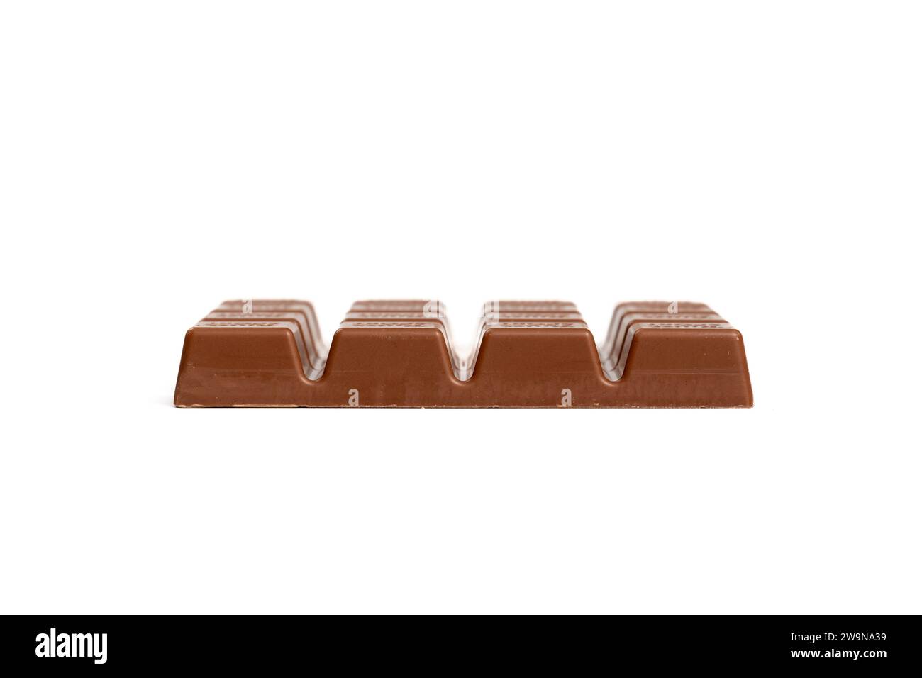 Premium German Chocolate Bar – Gourmet Square Süßigkeiten Stockfoto