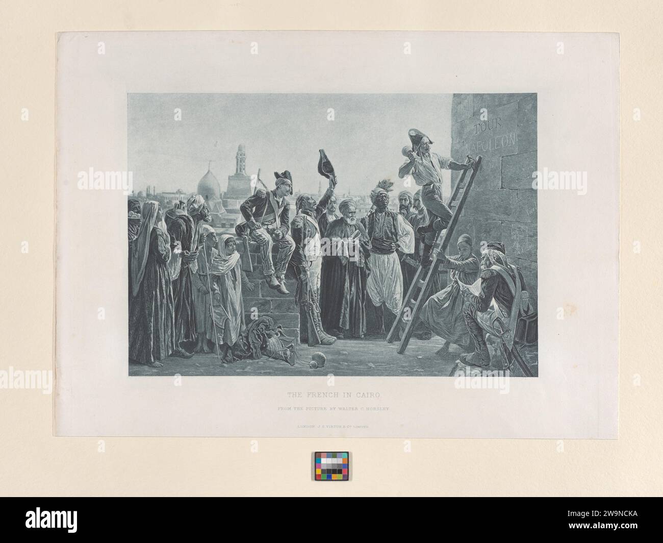 The French in Cairo, aus 'The Art Journal', gegenüber S. 357 2018 von Walter Charles Horsley Stockfoto