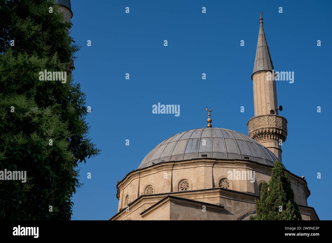 Moschee in der Märtyrerallee, Baku, Aserbaidschan Stockfoto