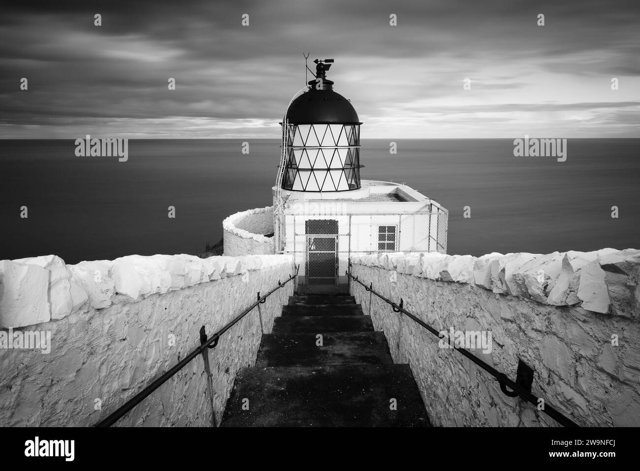 Foto: © Jamie Callister. St Abbs Lighthouse, Berwickshire, Südostschottland, 7. November 2023 Stockfoto