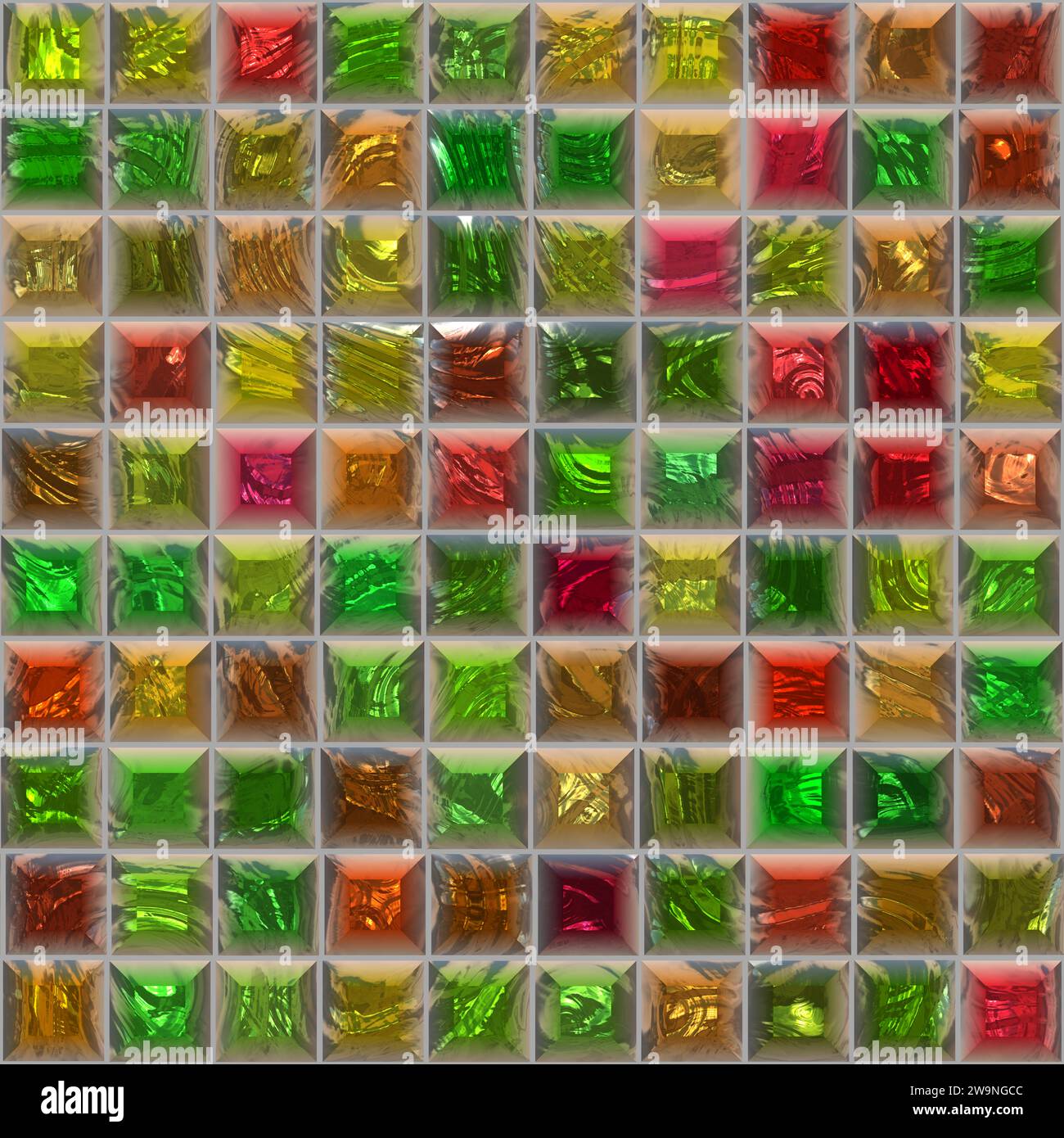 Abstrakter nahtloser Farbhintergrund. Quadratisches geometrisches nahtloses Muster. Modisches grafisches Hintergrunddesign. Moderne, stilvolle abstrakte Textur. Schwarzweiß Stockfoto