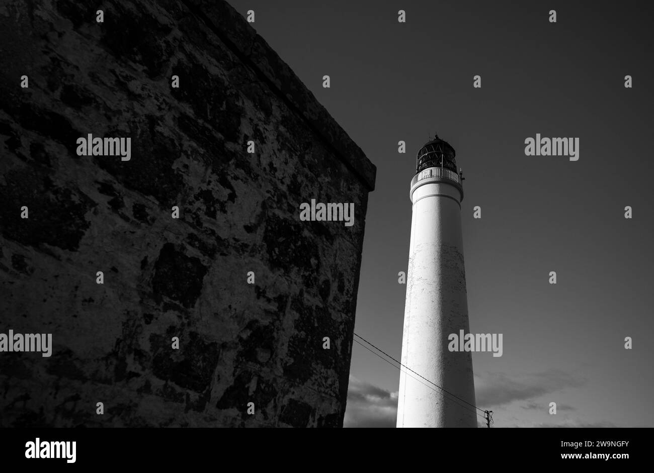 Foto: © Jamie Callister. Scurdie Ness Lighthouse, Montrose, Angus, East Scotland, 11. November, 2023 Stockfoto