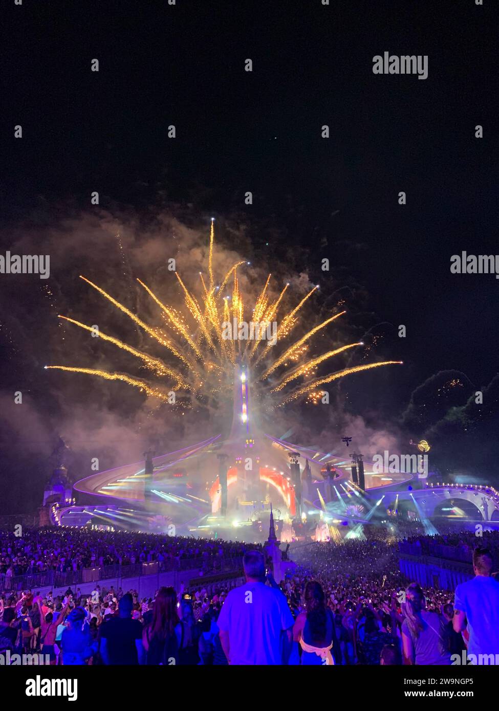 Tomorrowland Music Festival Mainstage Boom Belgien Europa Stockfoto