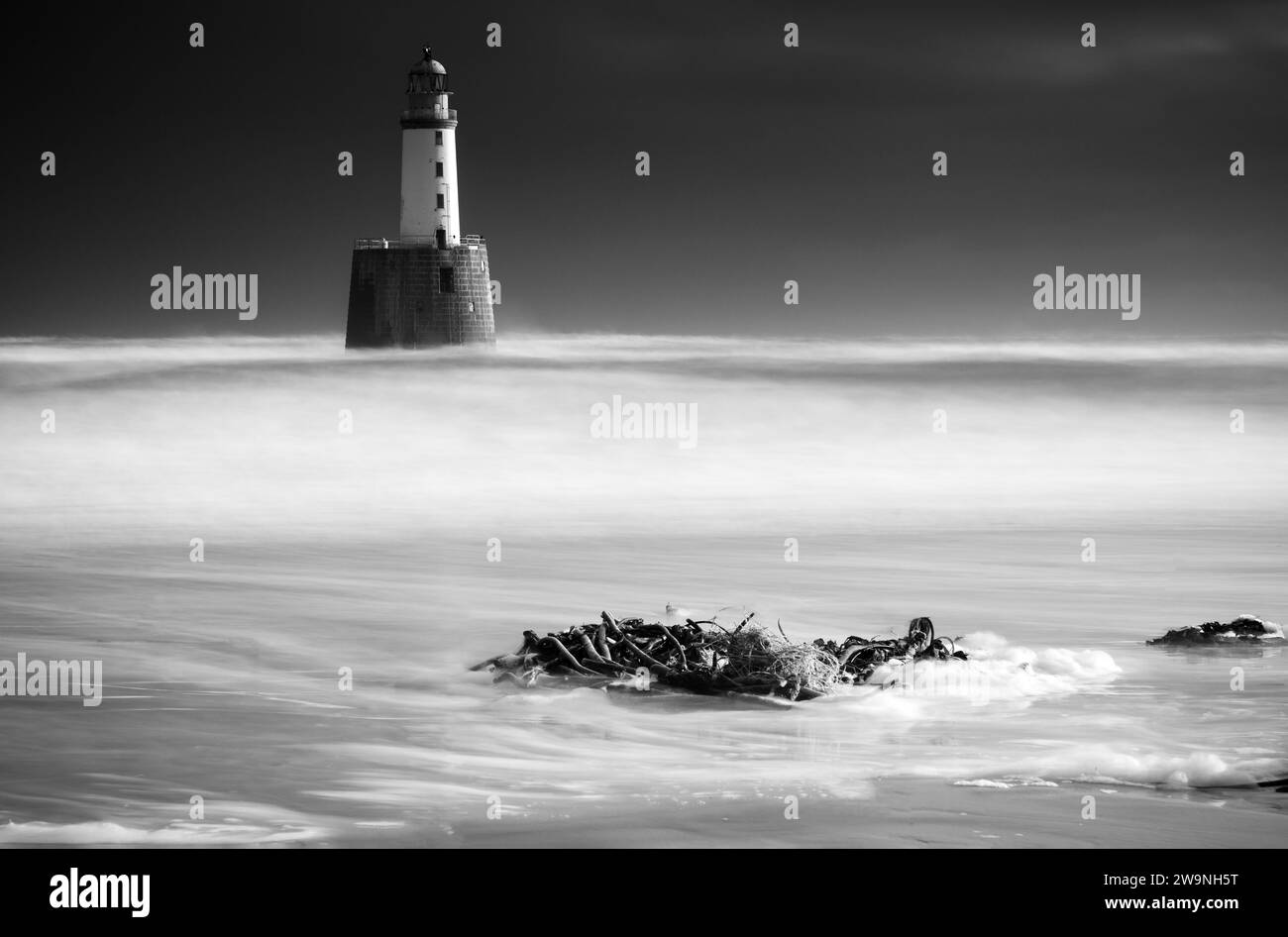 Foto: © Jamie Callister. Rattray Head Lighthouse, Buchan, Aberdeenshire, Nordost-Schottland, 14. November, 2023 Stockfoto