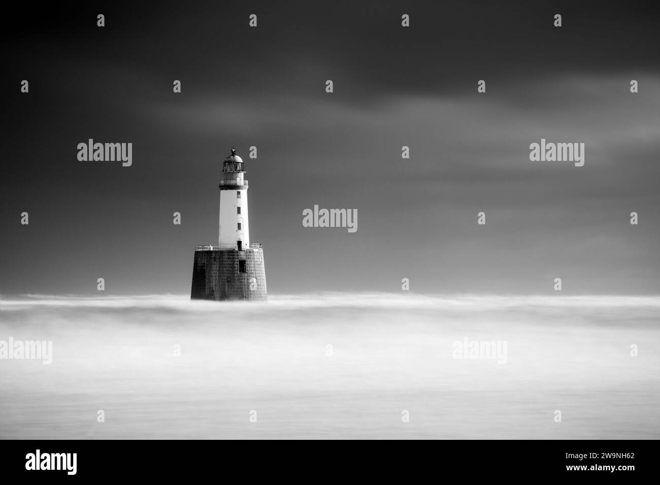 Foto: © Jamie Callister. Rattray Head Lighthouse, Buchan, Aberdeenshire, Nordost-Schottland, 14. November, 2023 Stockfoto