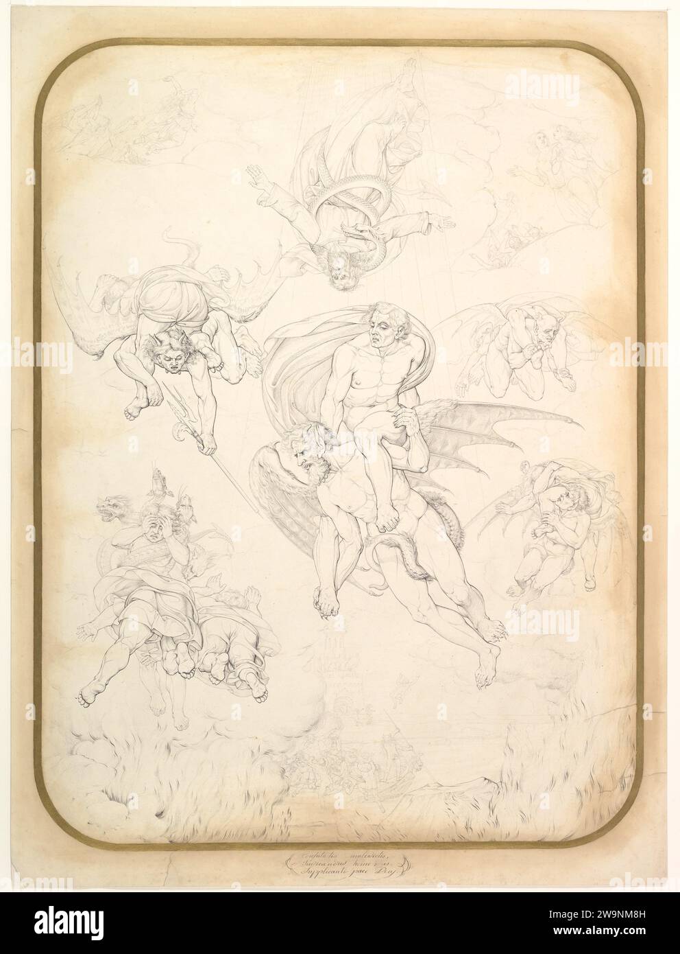 Letztes Urteil nach Michelangelo 1993 von Tommaso Piroli Stockfoto