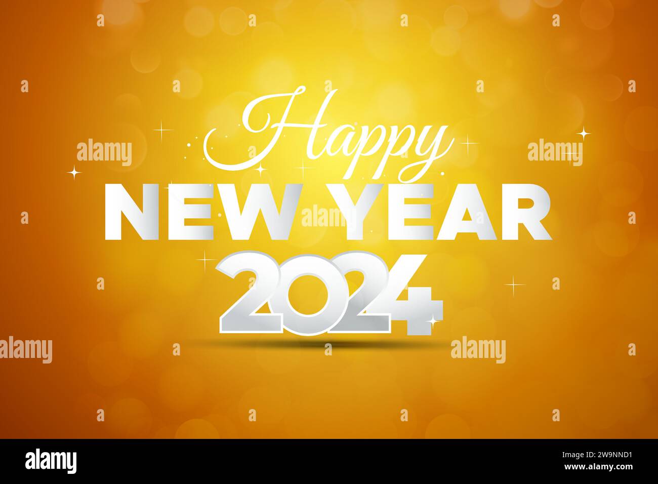 Happy New Year Gruetings Hintergrund für Silvester Motto Party Einladungen Stock Vektor