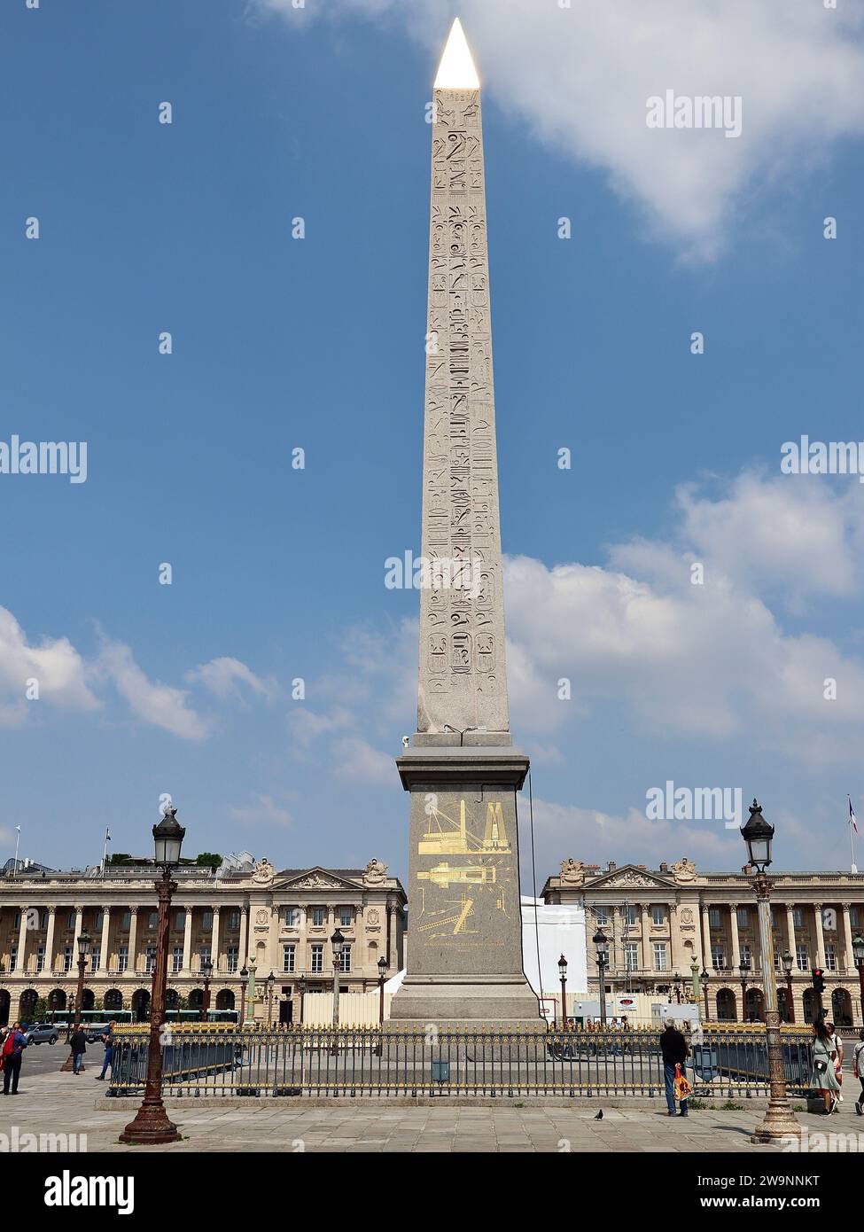 Foto Luxor Obelisk, Obélisque de Louxor Paris Frankreich Europa Stockfoto