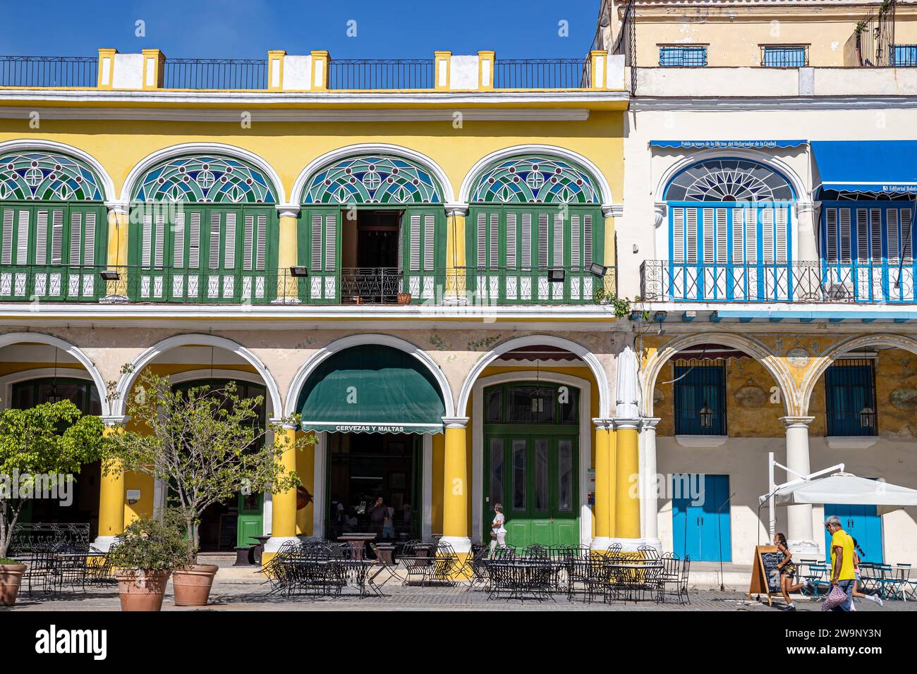 Kuba, Havanna, Plaza Vieja Stockfoto