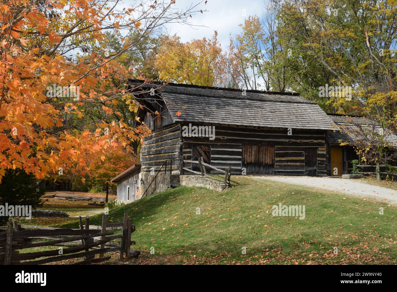 Fowler Park, Vigo County, Indiana Stockfoto