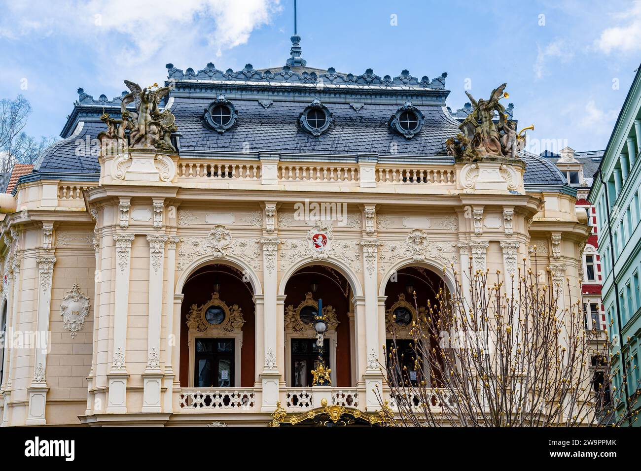 Karlovy Vary, Tschechische Republik Stockfoto