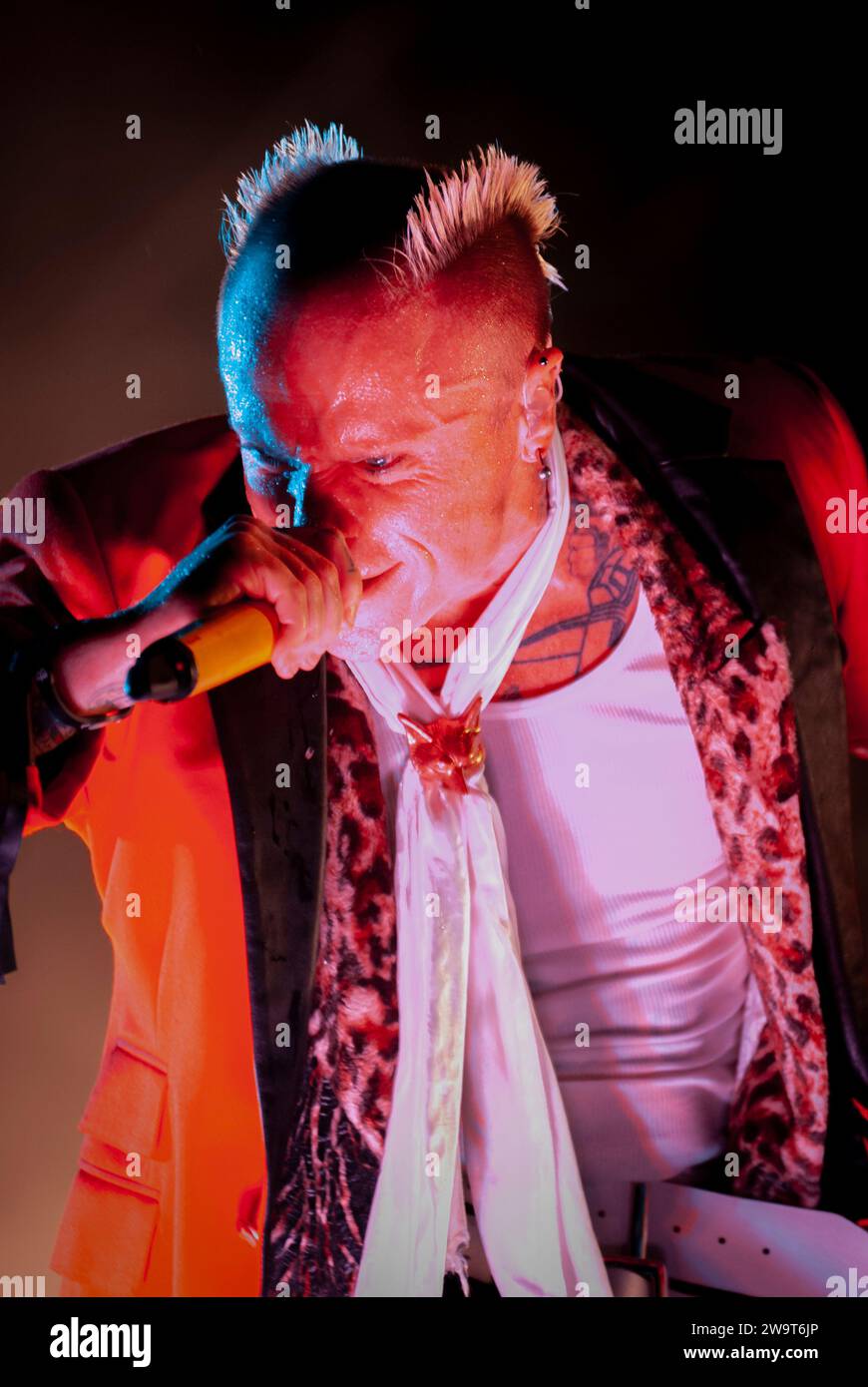 Keith Flint - The Prodigy, V2010, Hylands Park, Chelmsford, Essex, Großbritannien - 22. August 2010 Stockfoto