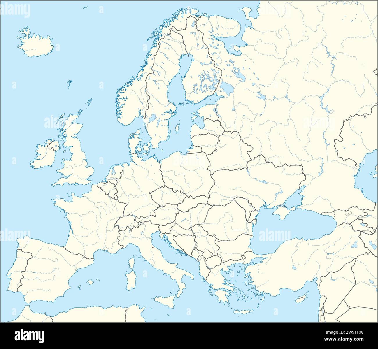 Lageplan der REPUBLIK SAN MARINO, EUROPA Stock Vektor