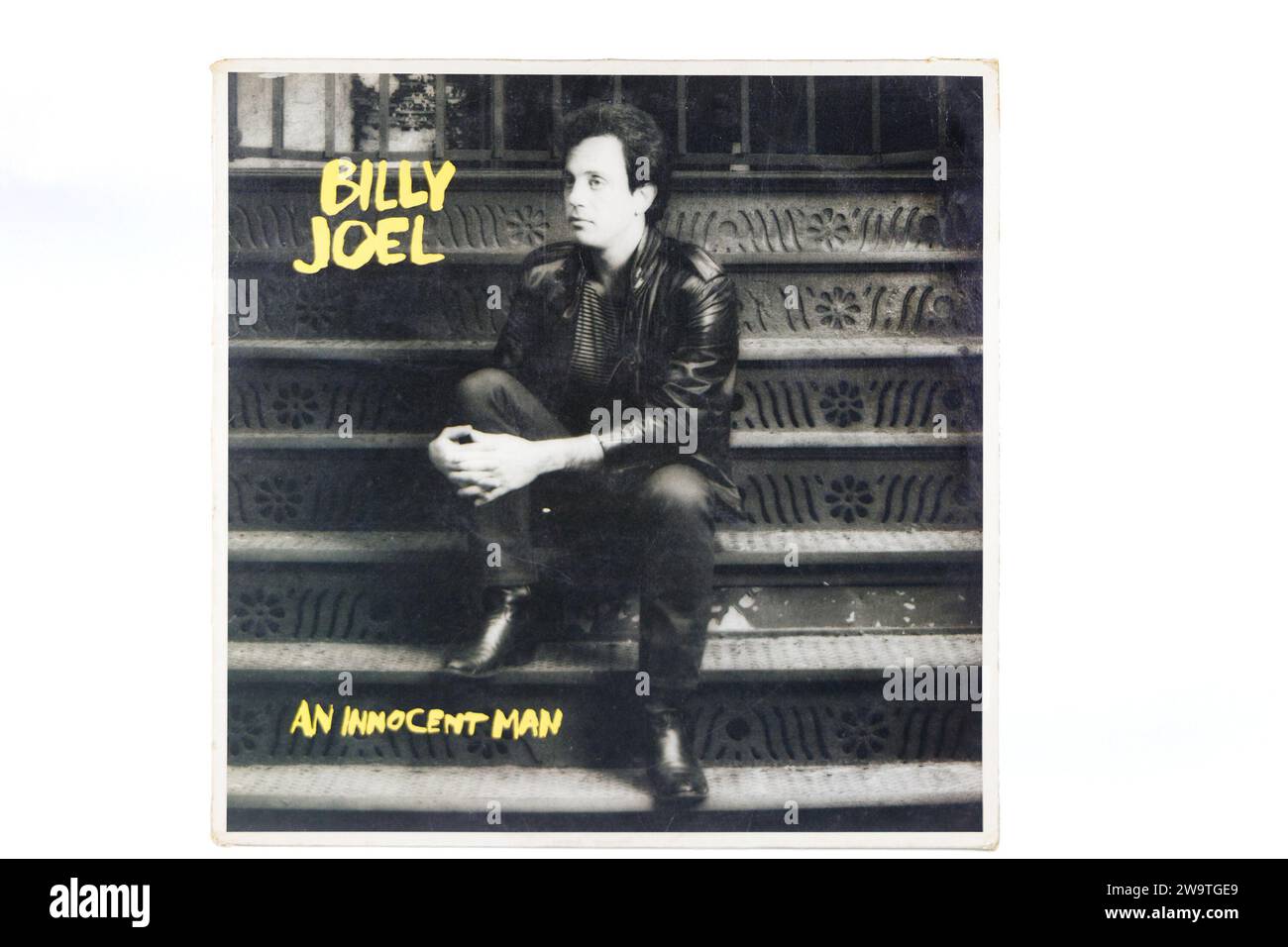 Album-Cover Billy Joel an Innocent man Stockfoto
