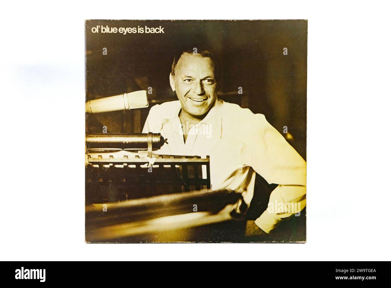 Frank Sinatra LP Album Cover ol Blue Eyes ist zurück Stockfoto