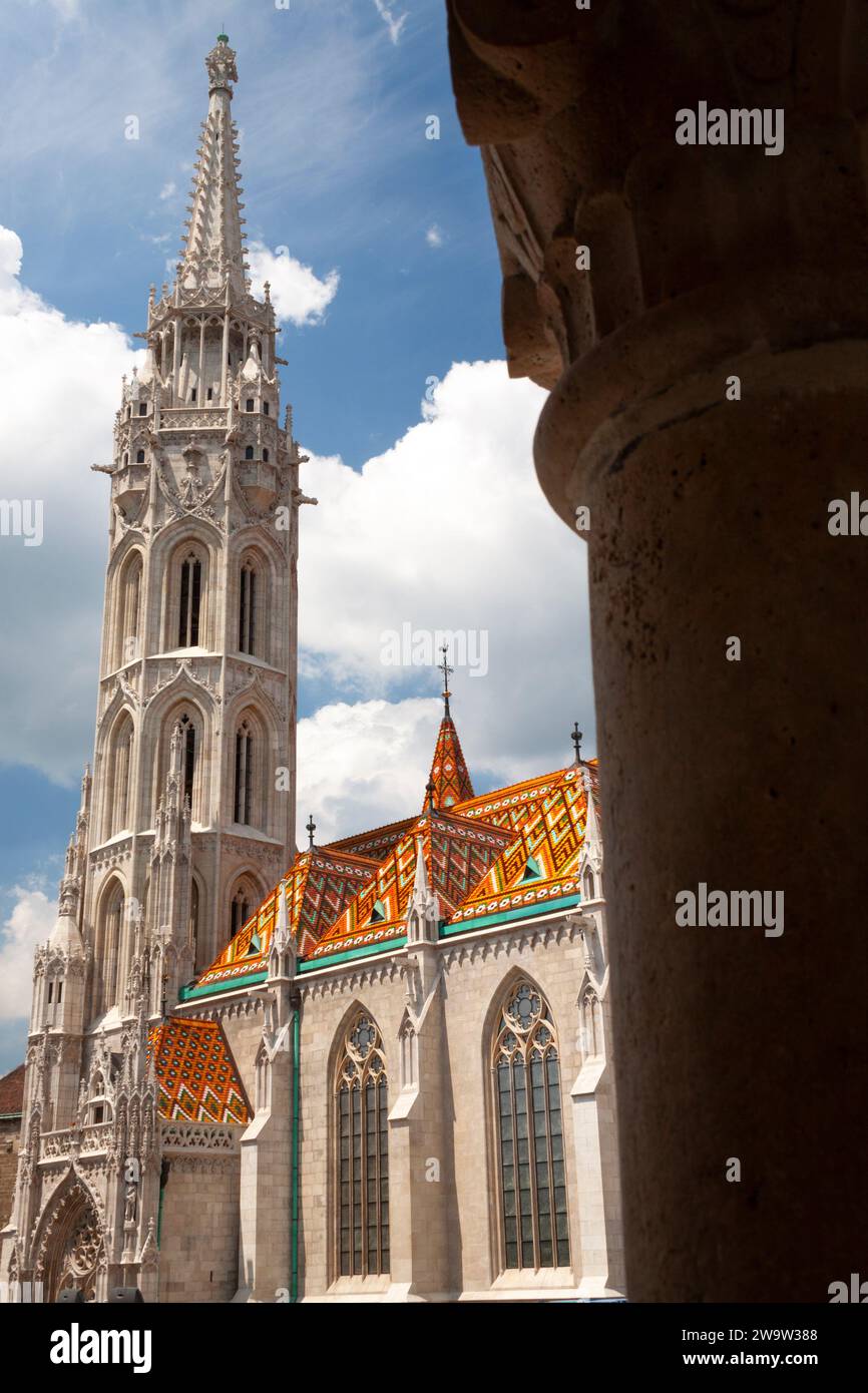 Matthiaskirche auf dem Budaer Schlossberg in Budapest in Ungarn in Europa Stockfoto