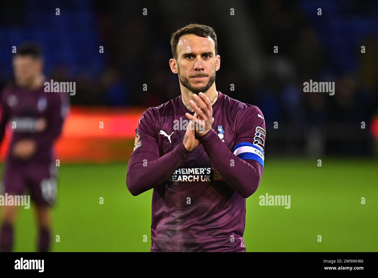 Liam Hogan von Oldham Athletic während des Spiels der Vanarama National League zwischen Oldham Athletic und Hartlepool United im Boundary Park, Oldham, am Samstag, den 30. Dezember 2023. (Foto: Phill Smith | MI News) Credit: MI News & Sport /Alamy Live News Stockfoto