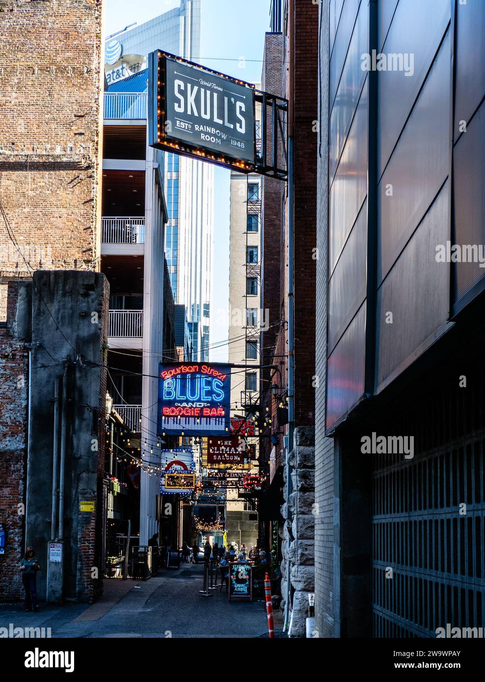 Straßenszene in Nashville Stockfoto