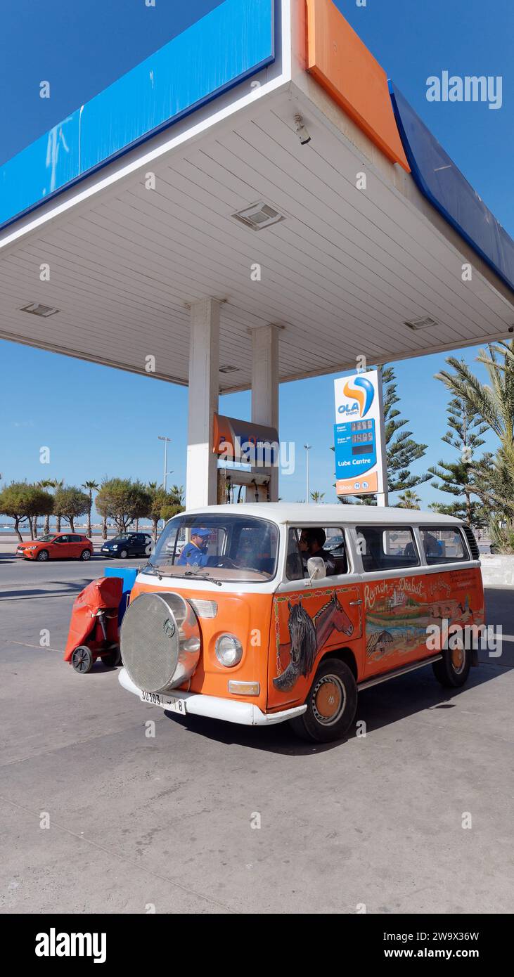 In der Stadt Essaouira, Marokko. 30. Dezember 2023 Stockfoto