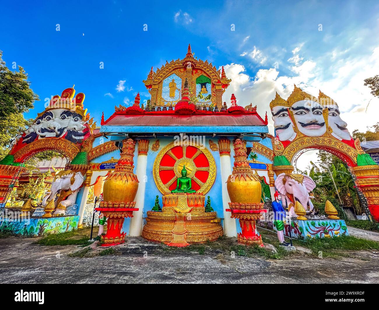 Wat Pa Non Sawan in ROI et, Thailand Stockfoto