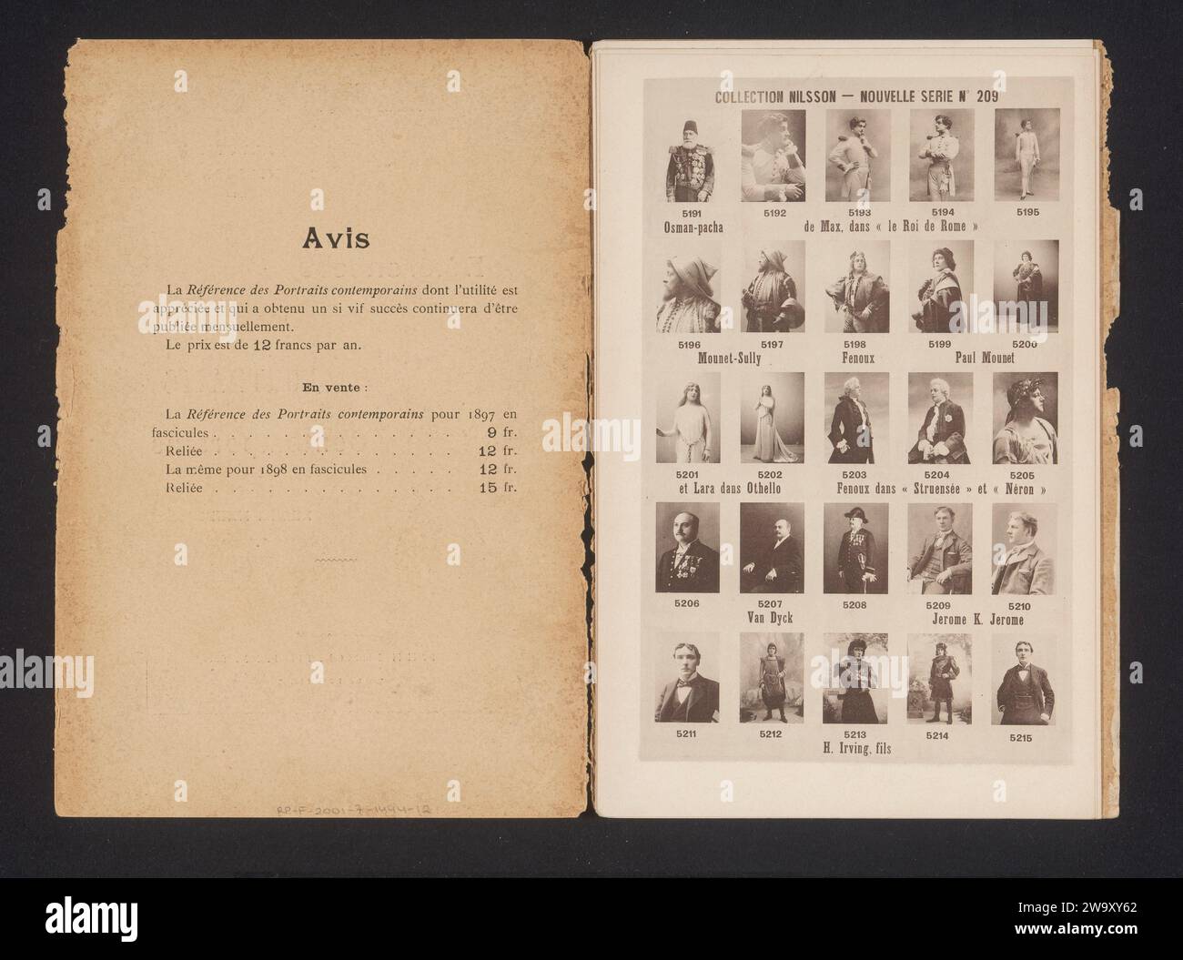 25 Porträts von Paul Mounet, Jerome K. Jerome und anderen, Anonym, um 1894 - in oder vor 1899 photomechanischen Druckpapier Kollotype Historical Persons - BB - Woman. Historische Personen Stockfoto