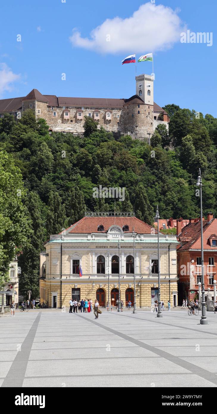 Schloss Ljubljana Slowenien Europa Stockfoto