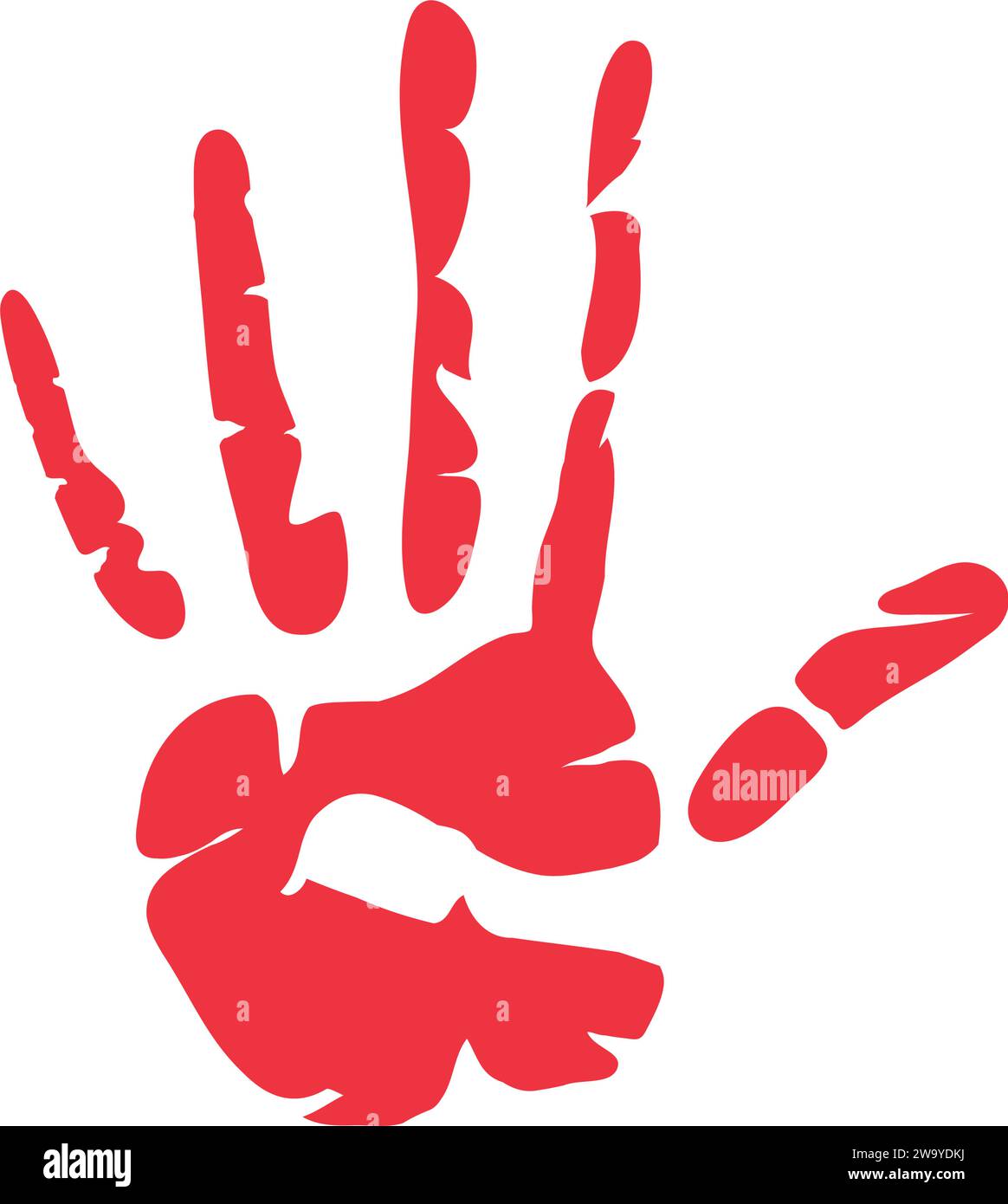 Tageskampagne mit roter Hand Stock Vektor