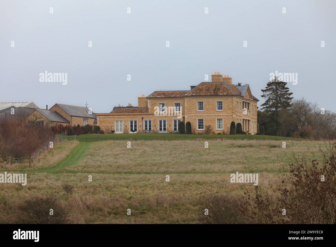 Curdle Hill Farm, Chadlington, Oxfordshire, Großbritannien Jeremy Clarkson's Herrenhaus Stockfoto