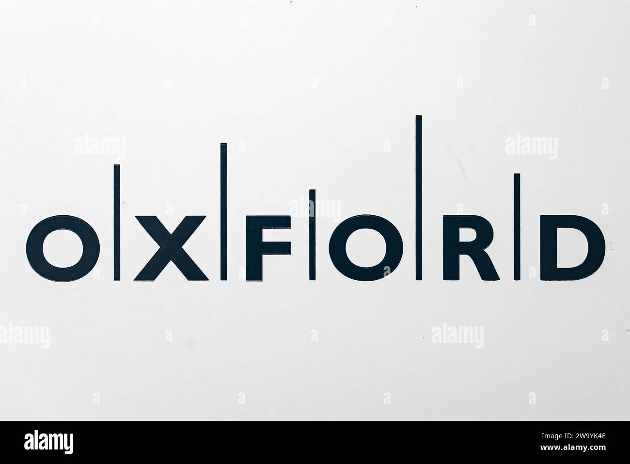 Toronto, Ontario, Kanada, 6. Januar 2020: Logo von Oxford Properties. Oxford Properties ist ein globaler Immobilienbesitzer, Investor und Entwickler Stockfoto