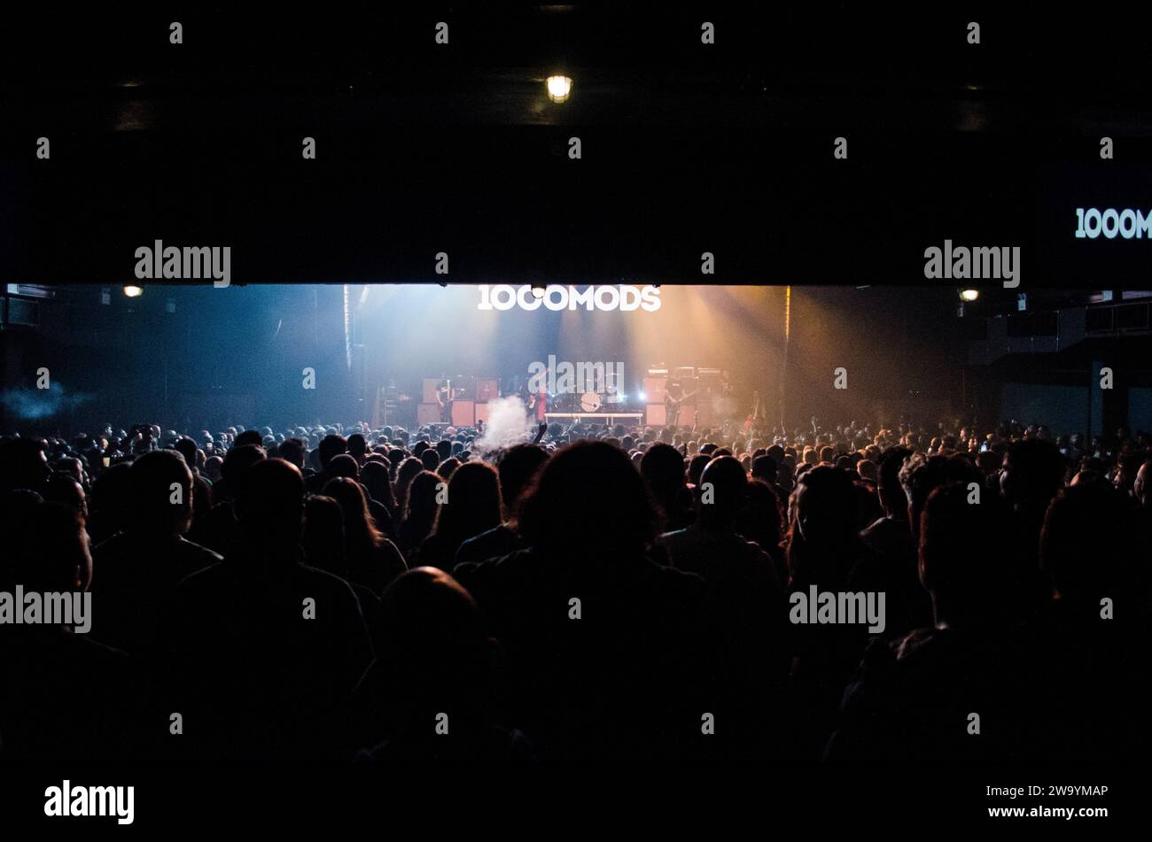 1000mods im Floyd Live Music Venue, Athen/Griechenland, Dezember 2023 Stockfoto