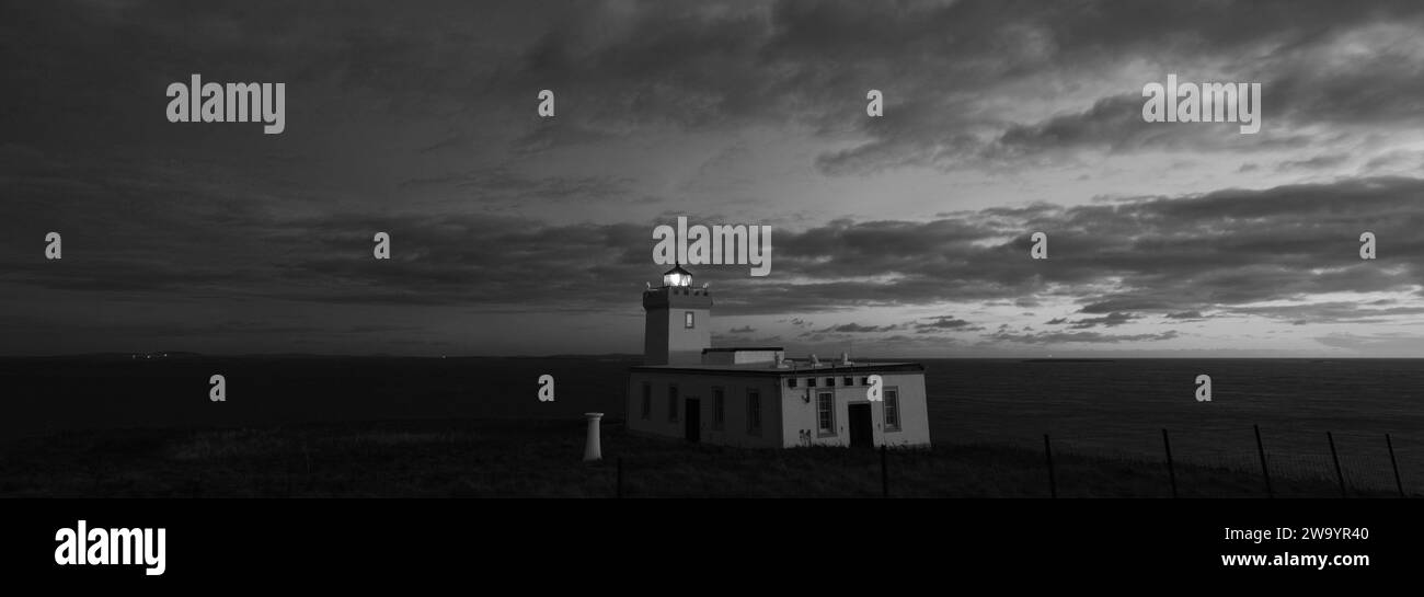Duncansby Head Lighthouse, Duncansby Head, Caithness, Schottland, Großbritannien Stockfoto