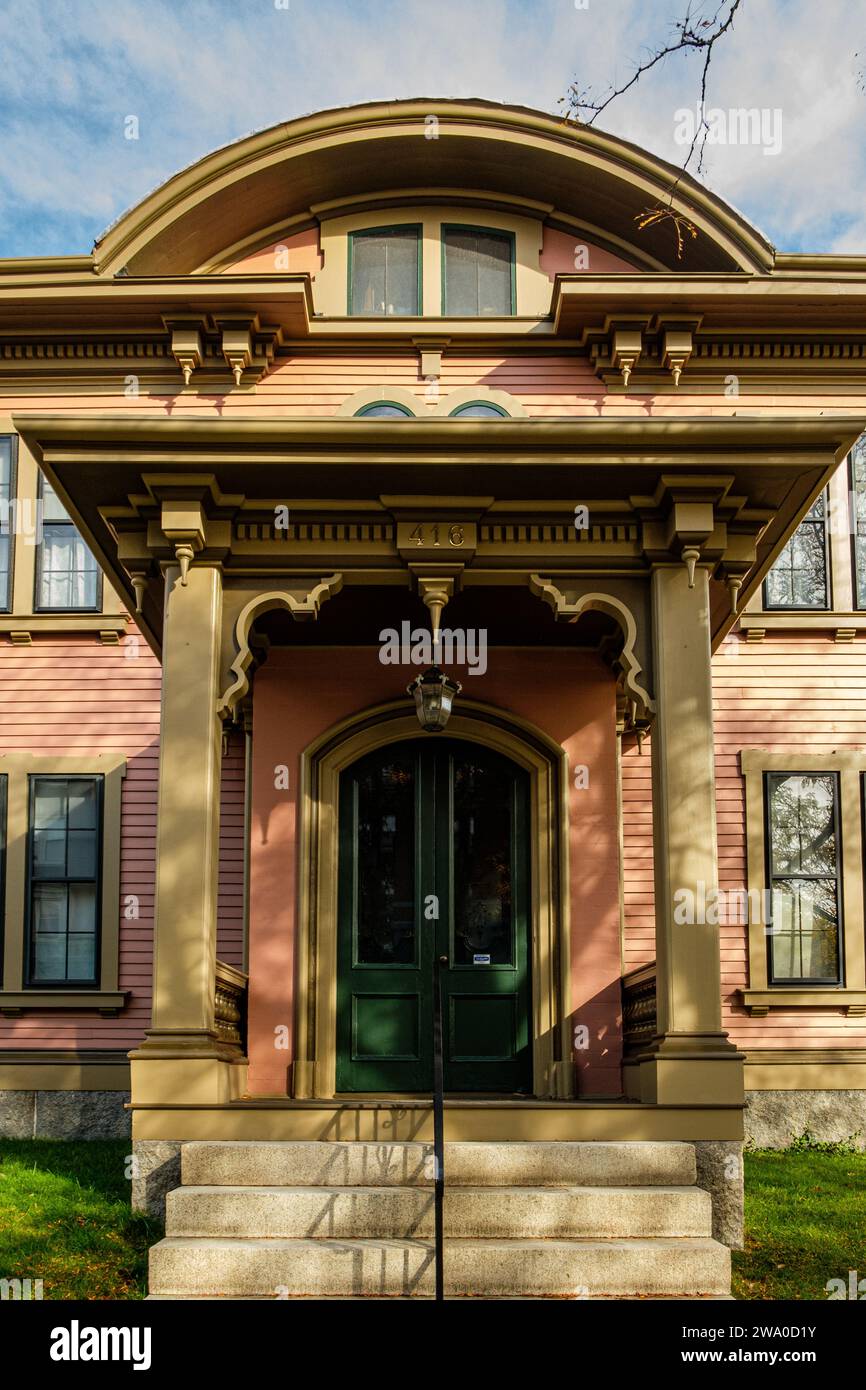 Ivory Bartlett House, County Street, New Bedford, Massachusetts Stockfoto