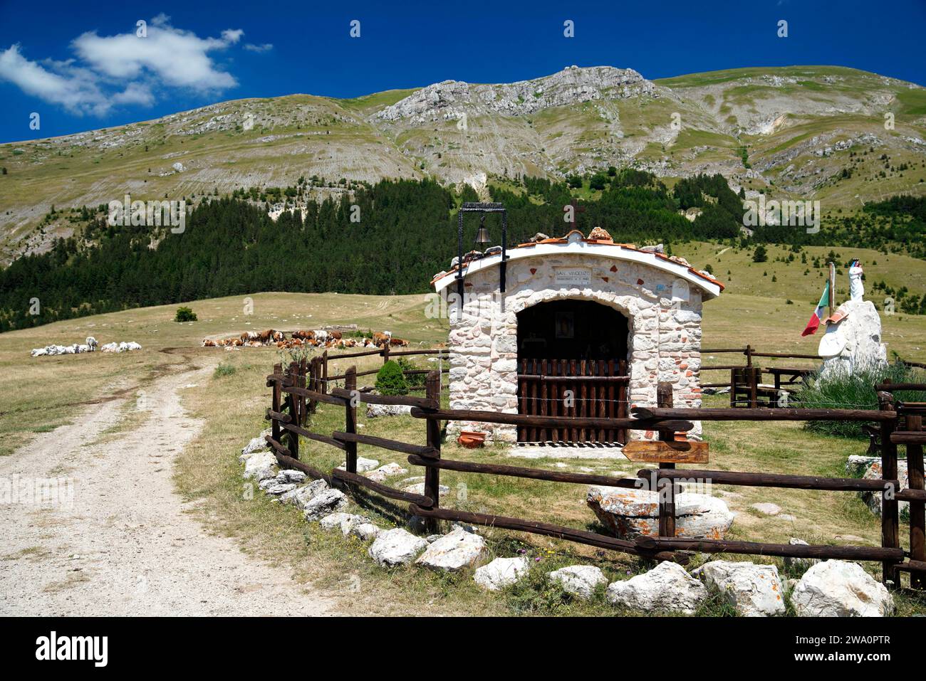 Gran Sasso und Monti della Laga Nationalpark, Abruzzen Region, Italien, Europa Stockfoto