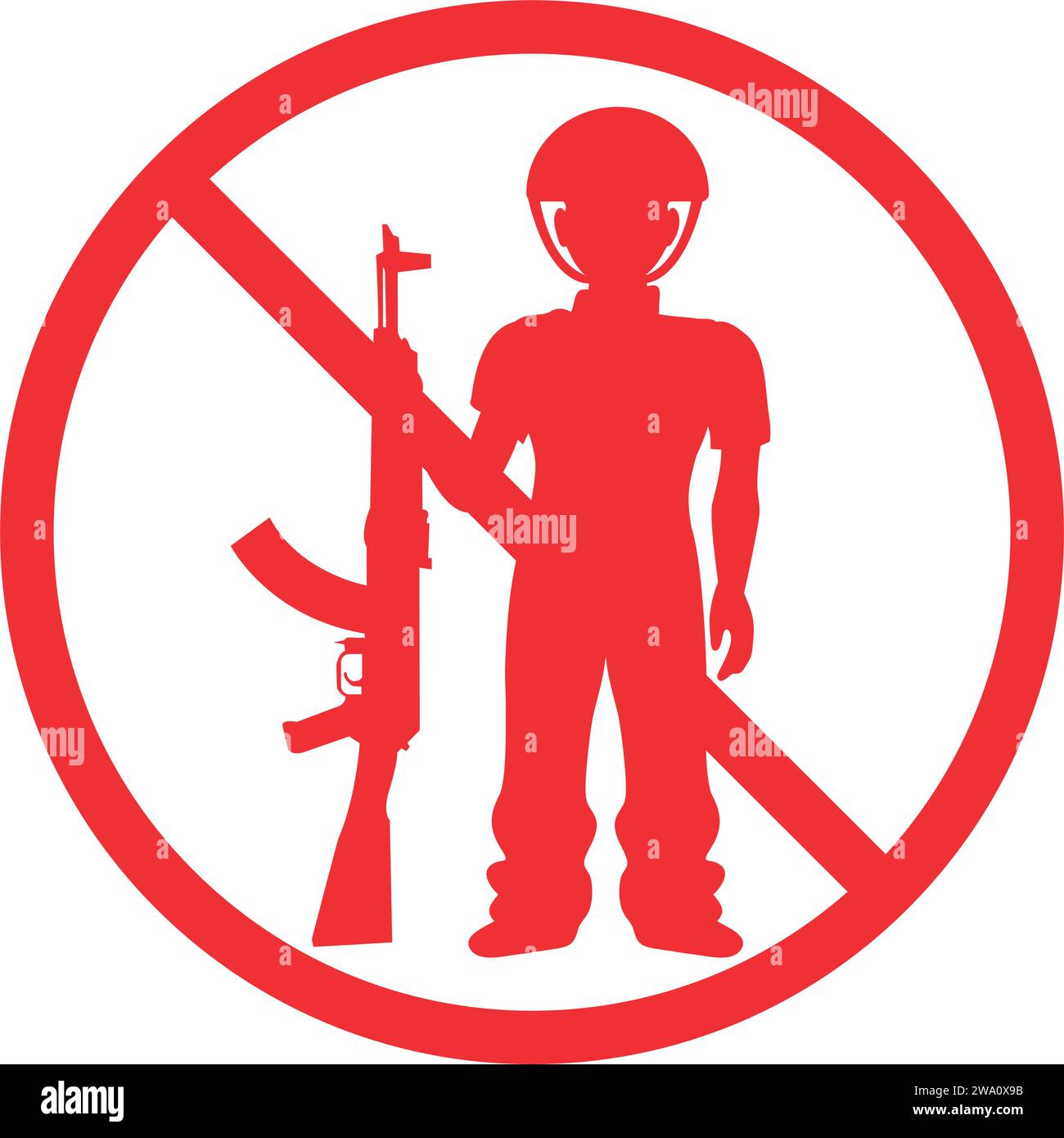 Tagesbewegung mit roter Hand Stock Vektor