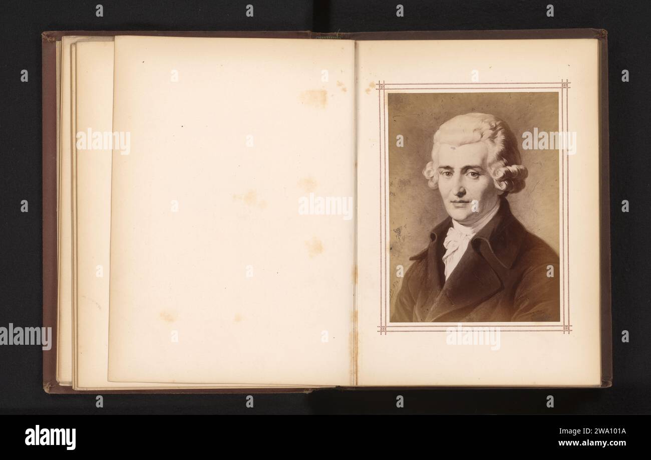 Fotoproduktion eines Porträts von Franz Joseph Haydn von Carl Jaeger, Anonym, nach Carl Jaeger, um 1865 - um 1875 fotografische Trägeralbumendruckkomponisten Stockfoto