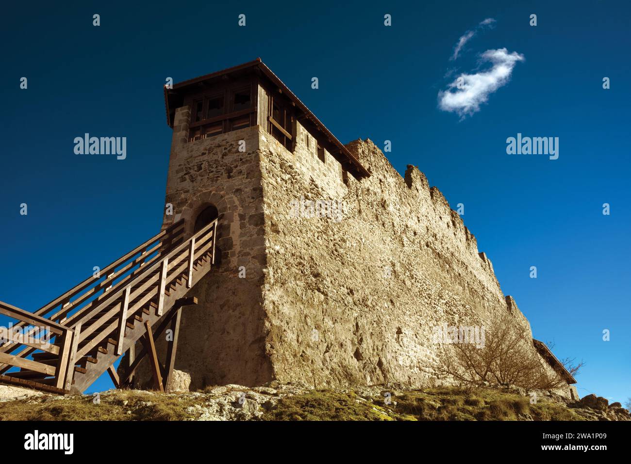 Visegrad-Burg Stockfoto