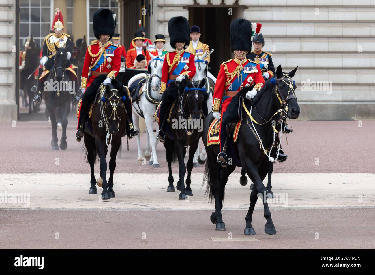 London, Großbritannien. 15. Juni 2024 Trooping the Colour 2024 Stockfoto