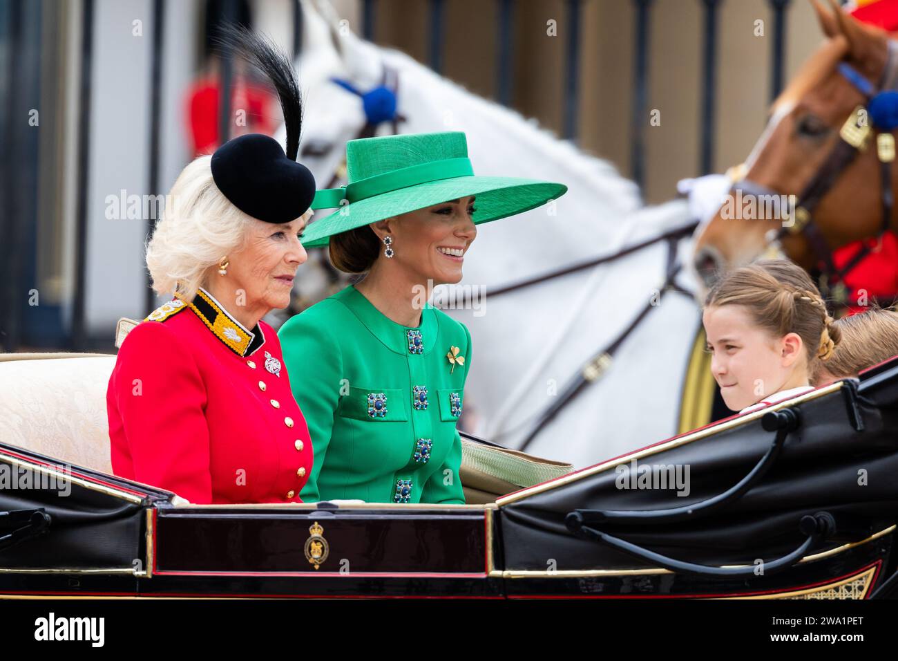 London, Großbritannien. 15. Juni 2024 Trooping the Colour 2024 Stockfoto