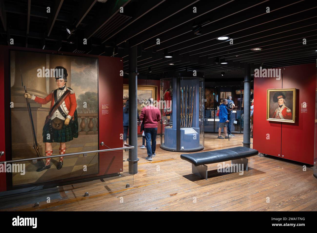 National war Museum in Edinburgh Castle in der Stadt Edinburgh, Schottland, Großbritannien. Stockfoto