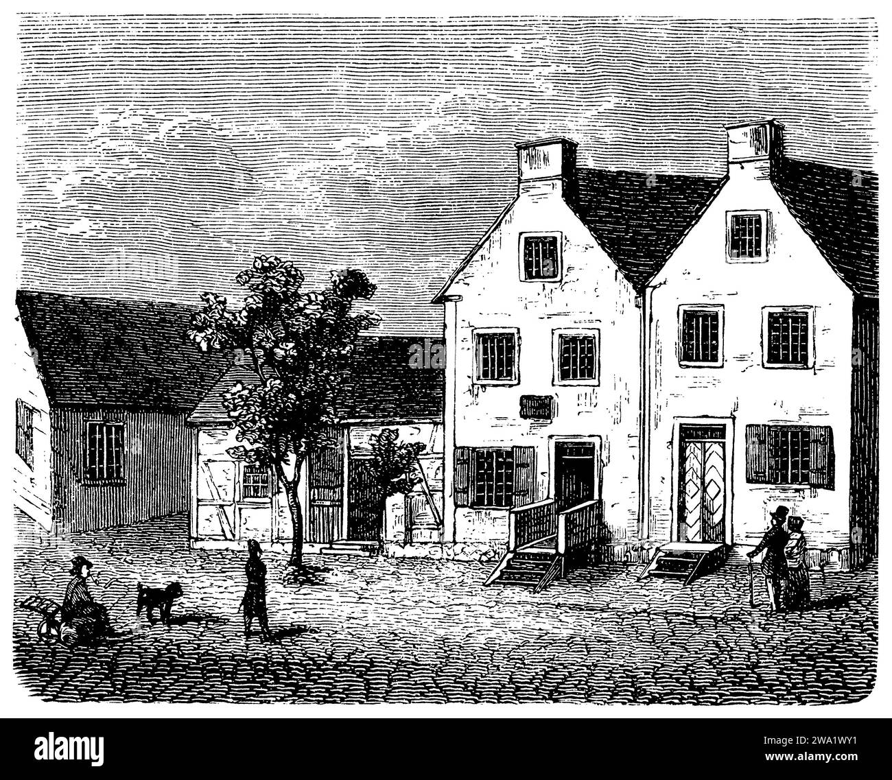 , , (Literaturhistorisches Buch, 1882), Johann Gottfried Herder (1744–1803), Dichter und Philosoph der Weimarer Klassik, Stockfoto