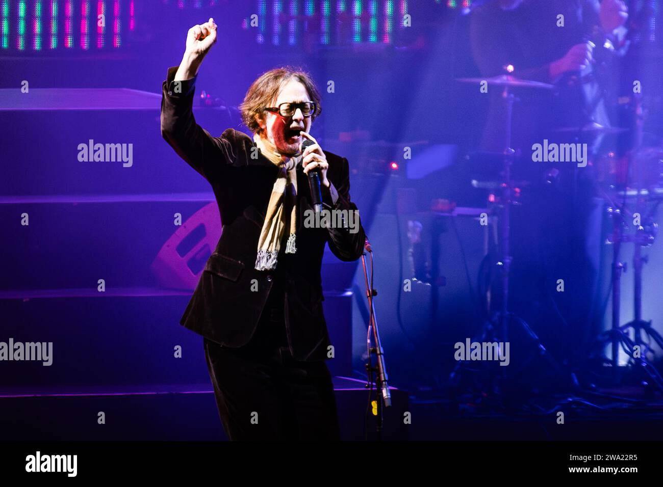 Die legendäre Band Pulp kehrt am 31. Dezember 2023 zu ihrem 30-jährigen Jubiläum nach Edinburgh in Hogmanay 2023 zurück, geleitet von Jarvis Cocker. © Chantal Guevara. Alle Rechte vorbehalten. Stockfoto