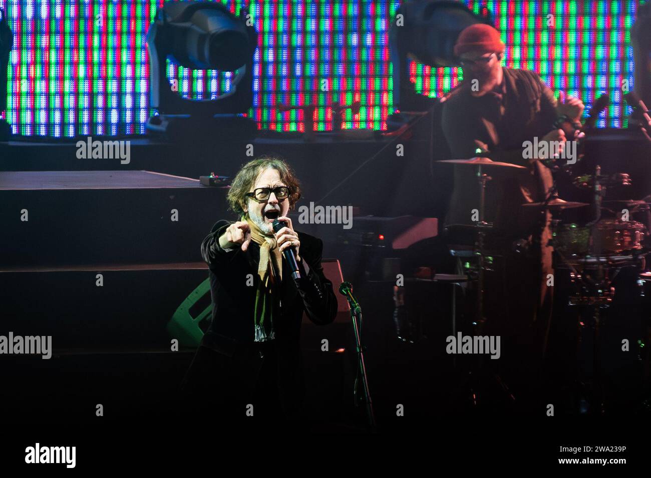 Die legendäre Band Pulp kehrt am 31. Dezember 2023 zu ihrem 30-jährigen Jubiläum nach Edinburgh in Hogmanay 2023 zurück, geleitet von Jarvis Cocker. © Chantal Guevara. Alle Rechte vorbehalten. Stockfoto