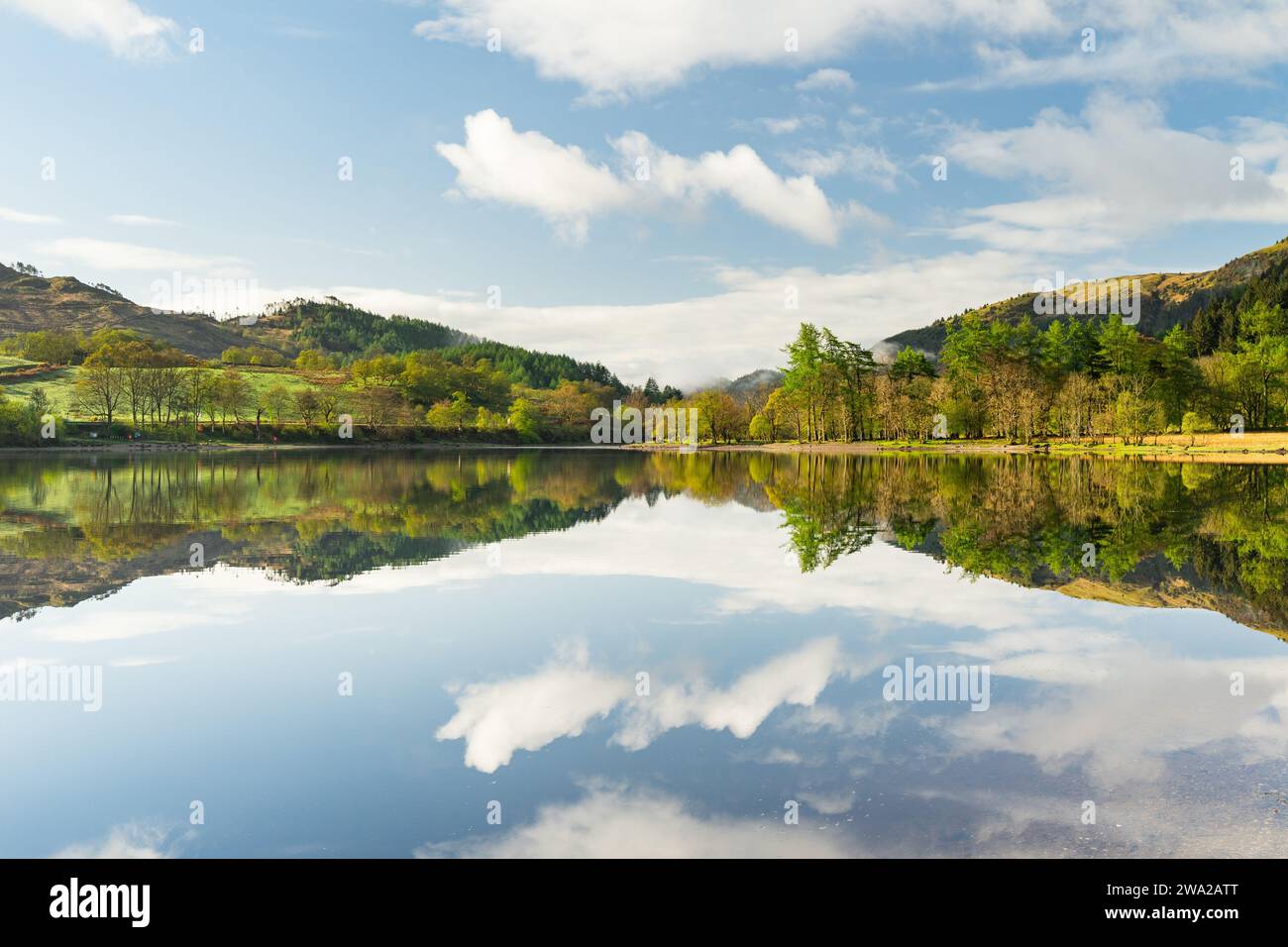 Frühling am Loch Lubnaig, Trossachs National Park, Schottland Stockfoto