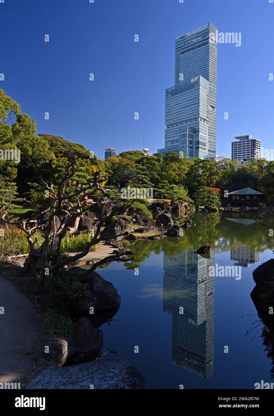 Keitakuen Gardens Osaka Japan Stockfoto