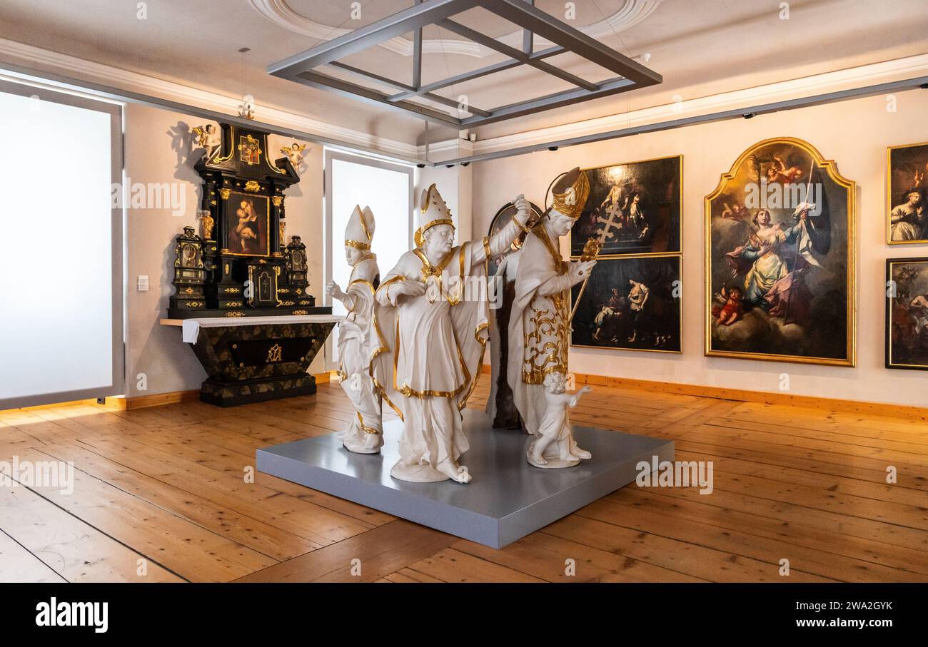 Renaissance-Kunstausstellung, Schloss der Fürstbischöfe, Diözesanmuseum Brixen (Brixen), Südtirol, Italien, 12. Juni 2023 Stockfoto