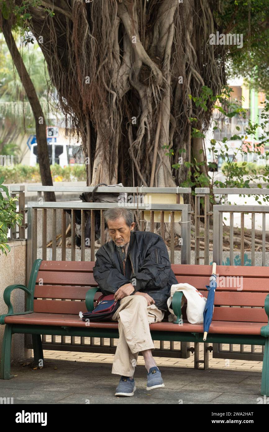 Sham Shui Po ist ein Gebiet in Kowloon, Hongkong Stockfoto