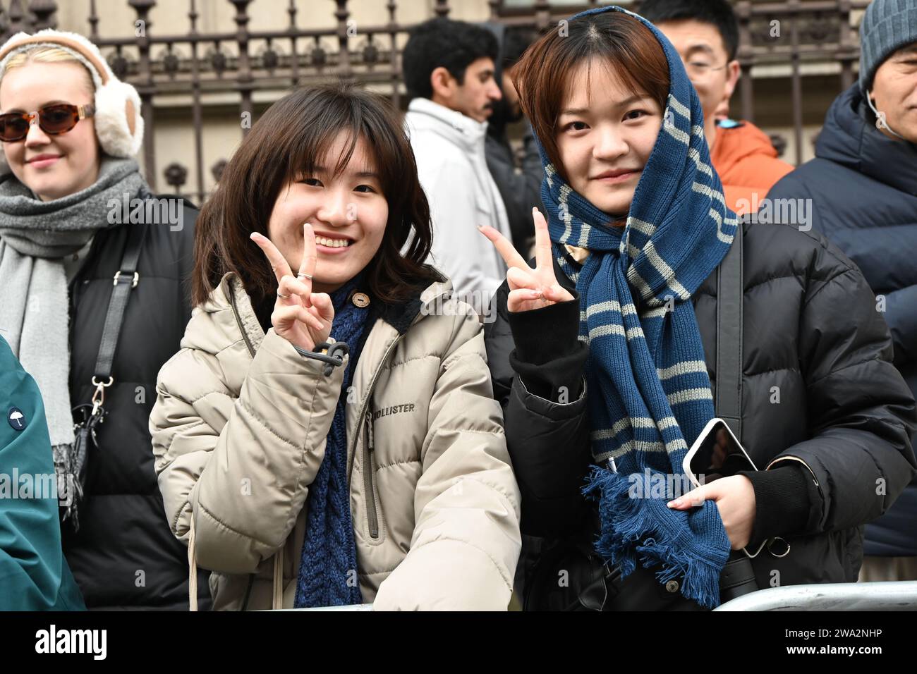 London, Großbritannien. Januar 2024. Londons jährliche Neujahrsparade mit Hunderten von Wagen im Zentrum von london, Großbritannien. Quelle: Siehe Li/Picture Capital/Alamy Live News Stockfoto