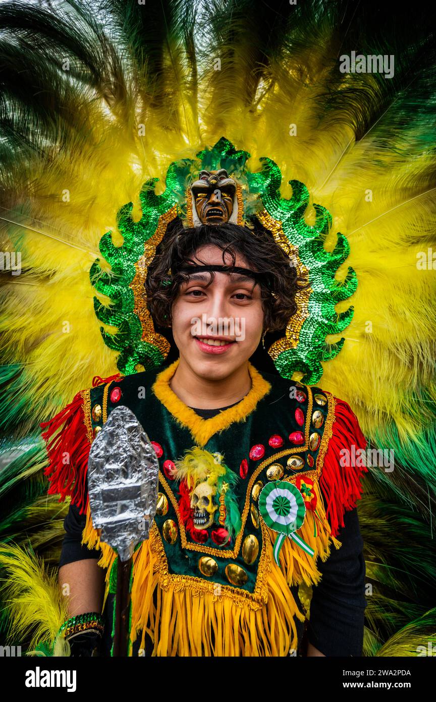 London, Großbritannien. Januar 2024. Die Londoner Neujahrsparade ist der Beginn des neuen Jahres 2024. Guy Bell/Alamy Live News Stockfoto